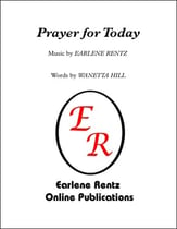 Prayer for Today SATB choral sheet music cover
